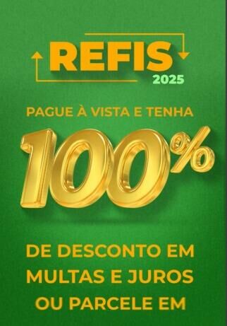 Imagem de compartilhamento para o artigo Prefeitura de Chapadão do Sul lança Refis 2025 com até 100% de desconto sobre juros e multas da MS Todo dia
